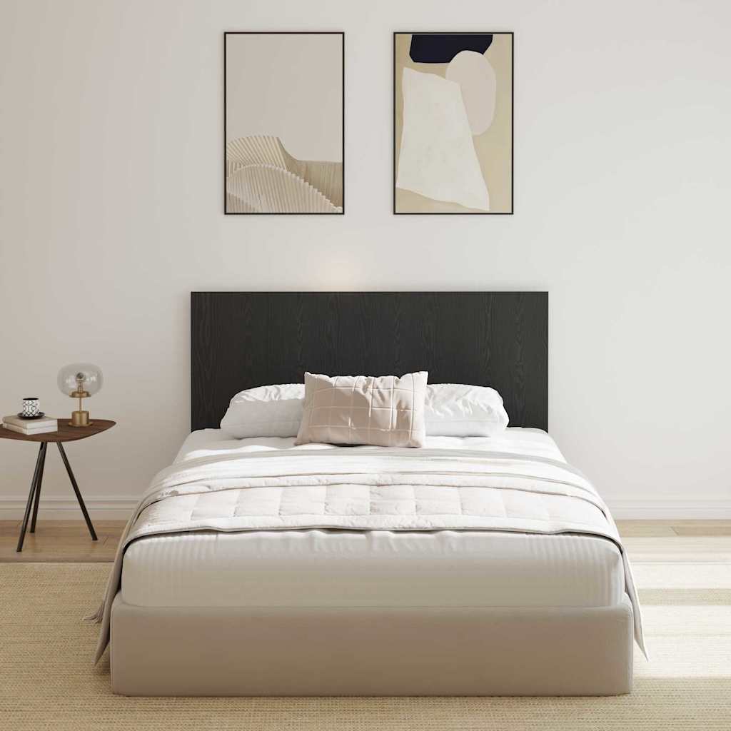 Seng Hodegjerde Svart Eik 160 x 1.5 x 80.5 cm Konstruert tre