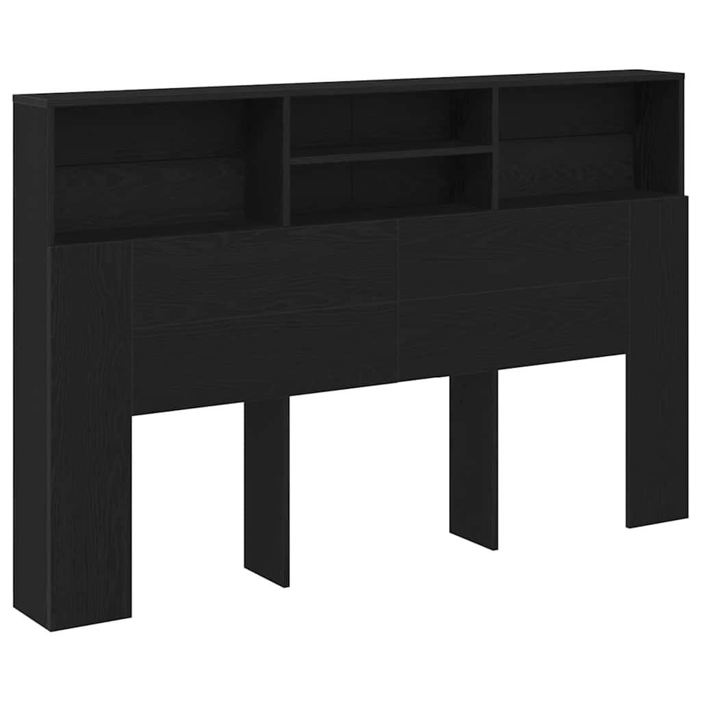 Hodegavlskap Svart Eik 160 x 19 x 103,5 cm Konstruert tre