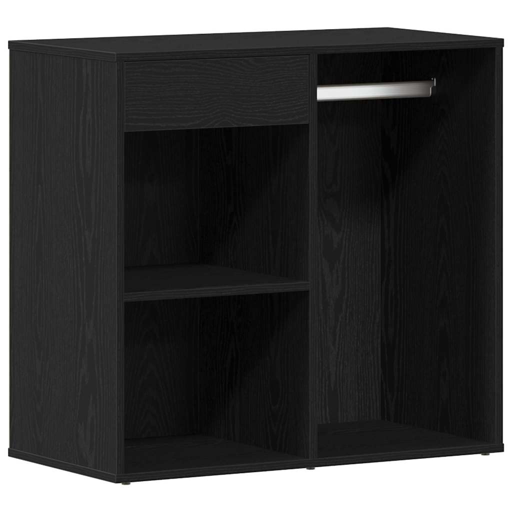 Kosmetisk skap Svart Eik 80 x 40 x 75 cm Konstruert tre
