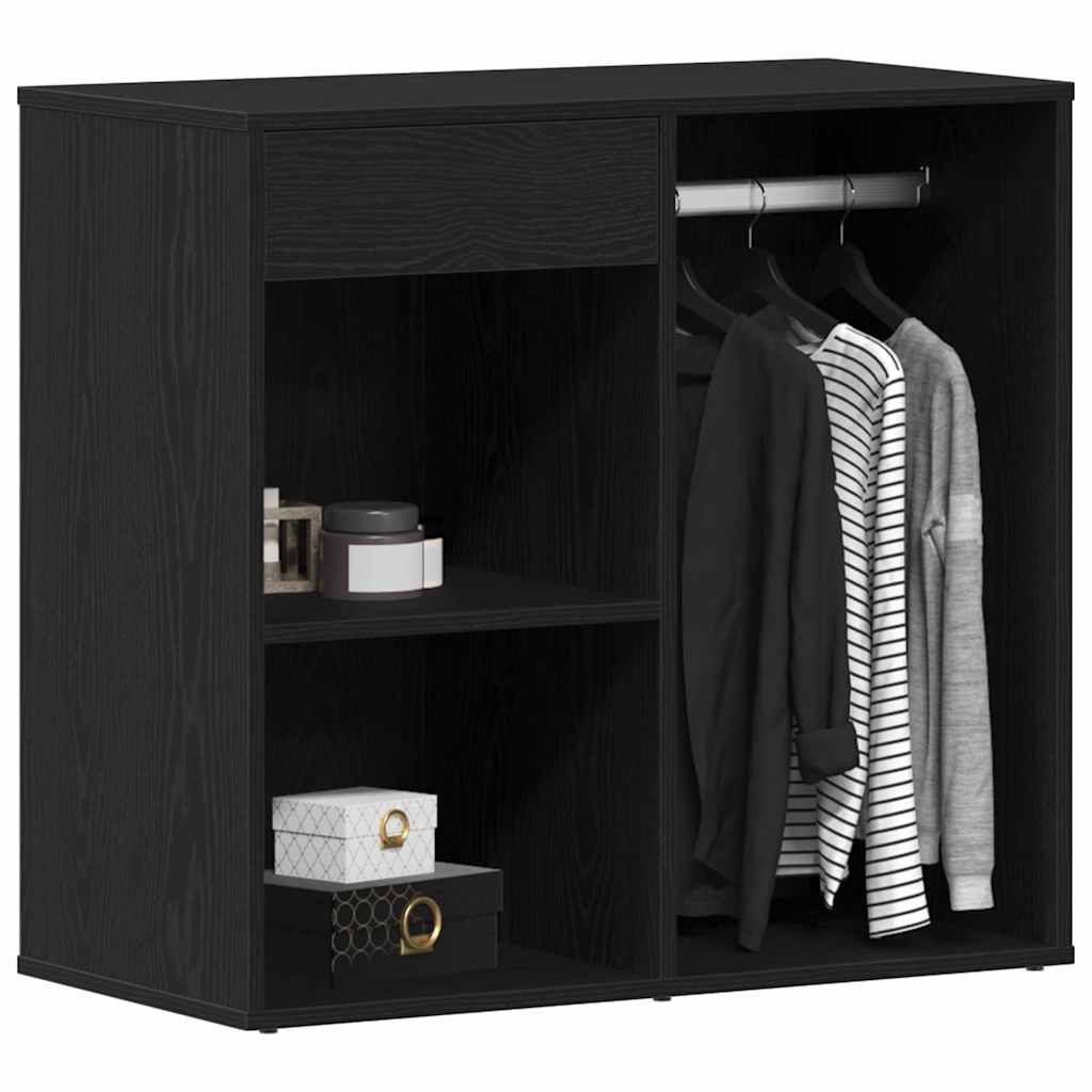 Kosmetisk skap Svart Eik 80 x 40 x 75 cm Konstruert tre