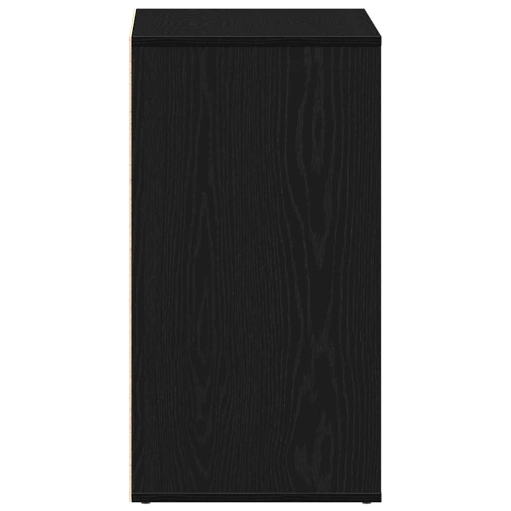 Kosmetisk skap Svart Eik 80 x 40 x 75 cm Konstruert tre