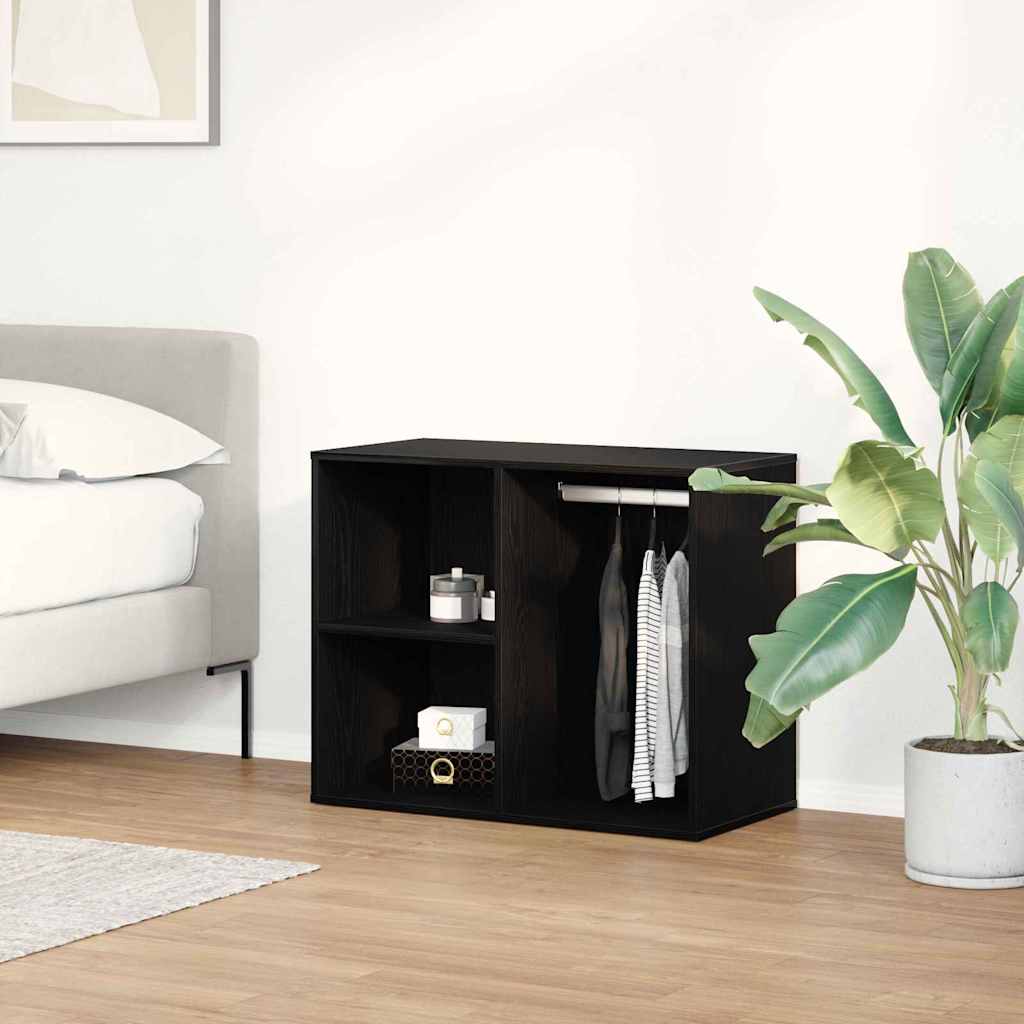 Kosmetisk skap Svart Eik 80 x 40 x 65 cm Konstruert tre