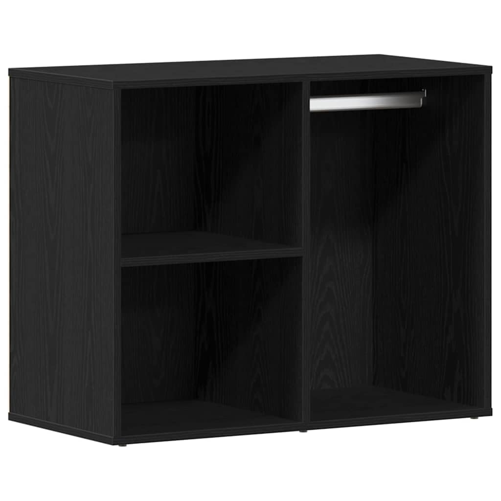 Kosmetisk skap Svart Eik 80 x 40 x 65 cm Konstruert tre
