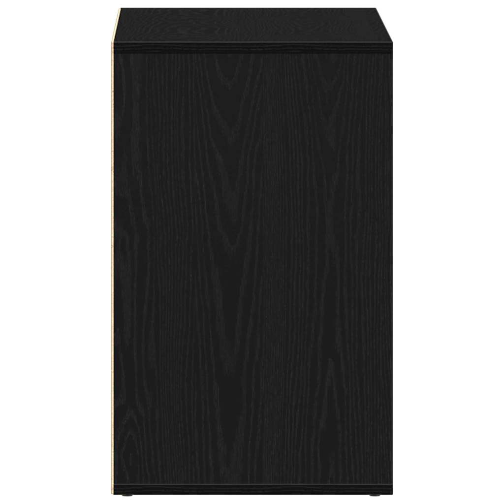 Kosmetisk skap Svart Eik 80 x 40 x 65 cm Konstruert tre