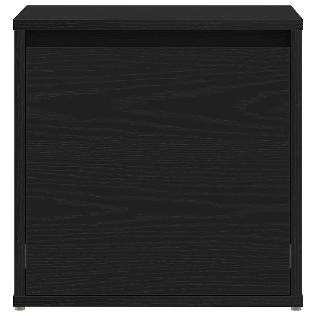 Kommode med skuff Svart Eik 40,5 x 40 x 40 cm Konstruert tre