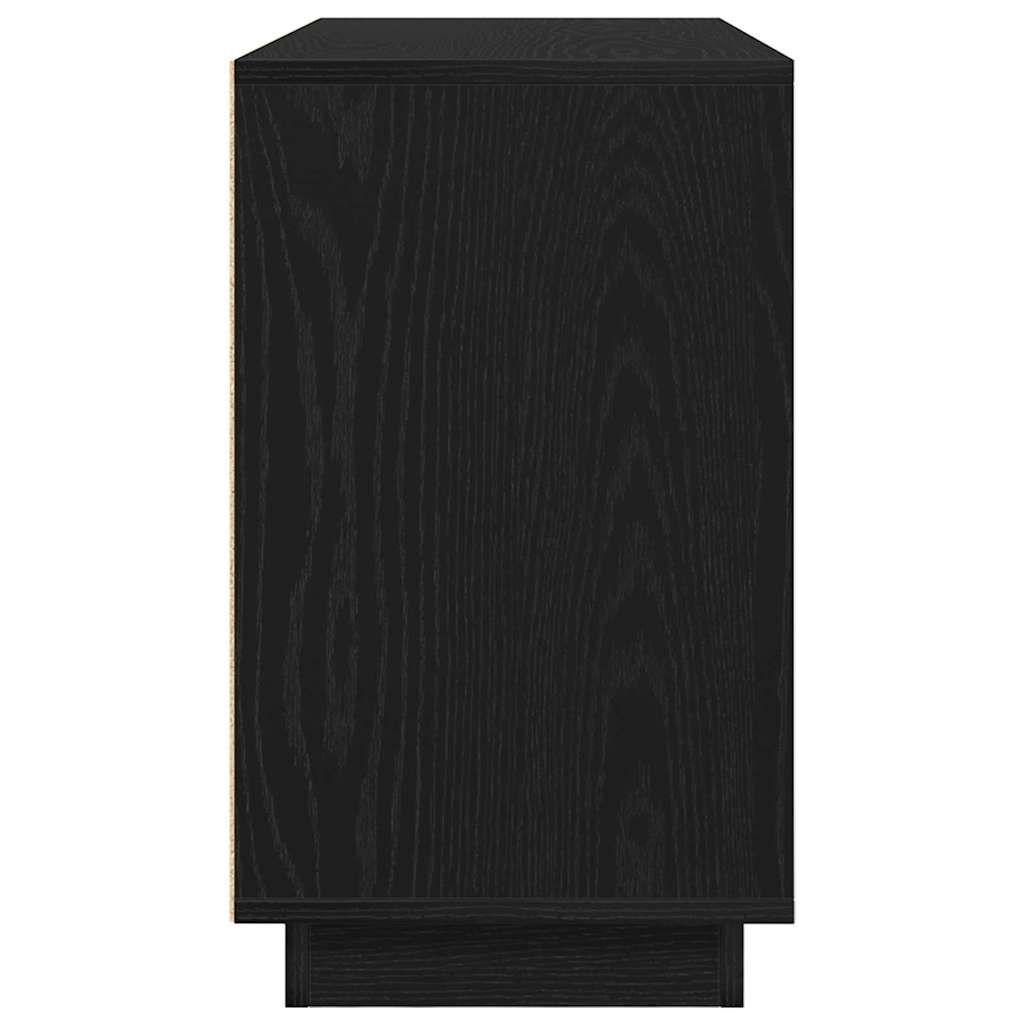 Serviesskap Svart Eik 102 x 35 x 60 cm Konstruert tre
