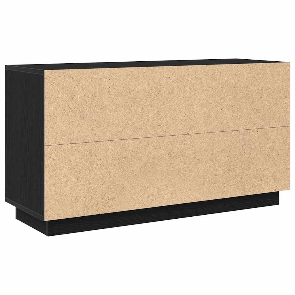 Serviesskap Svart Eik 102 x 35 x 55 cm Konstruert tre