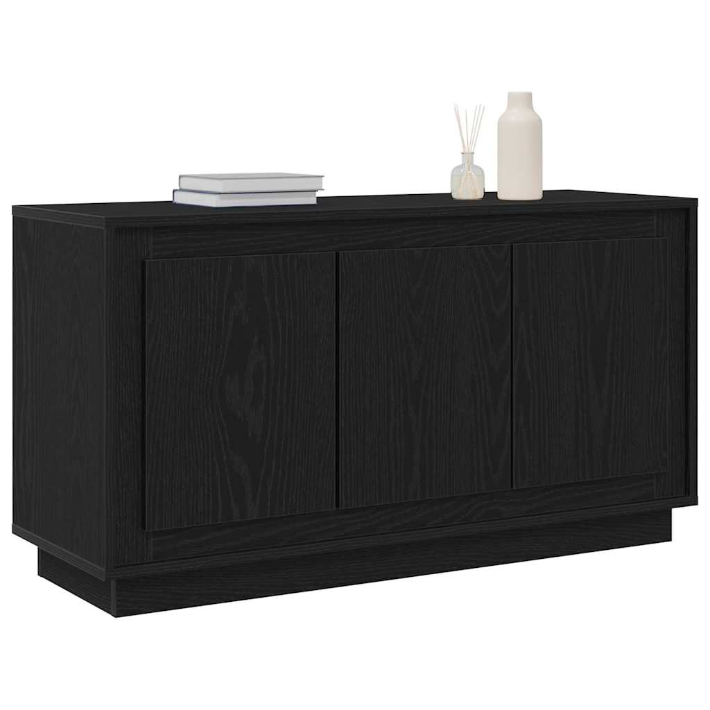 Serviesskap Svart Eik 102 x 35 x 55 cm Konstruert tre