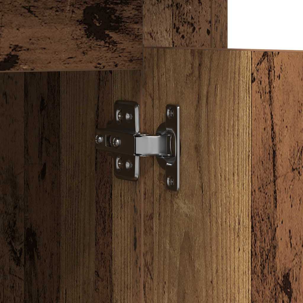 Skrivebord med skuff Gamle tre 50 x 115 x 75 cm Konstruert tre vidaXL