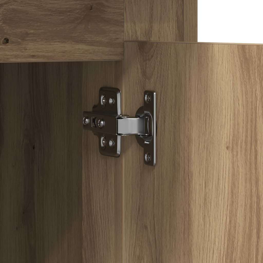 Skrivebord med dør Artisan Eik 50 x 115 x 75 cm Konstruert tre