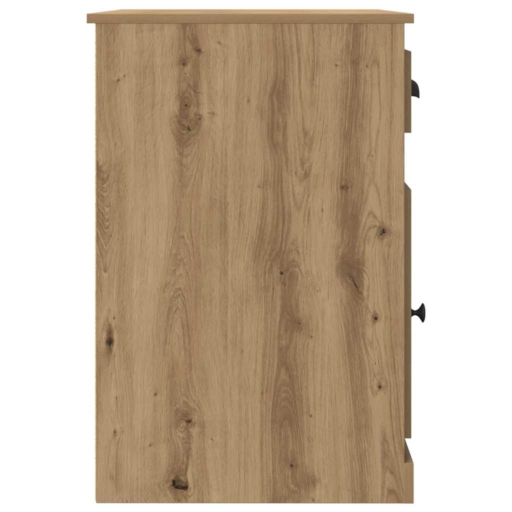 Skrivebord med dør Artisan Eik 50 x 115 x 75 cm Konstruert tre