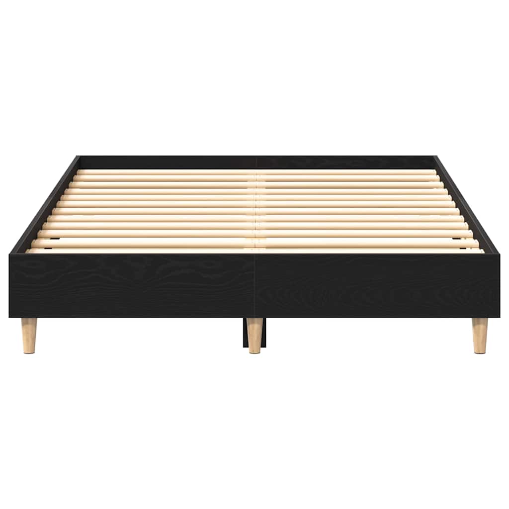 Sengestamme Svart Eik 203 x 123 x 25 cm Konstruert tre