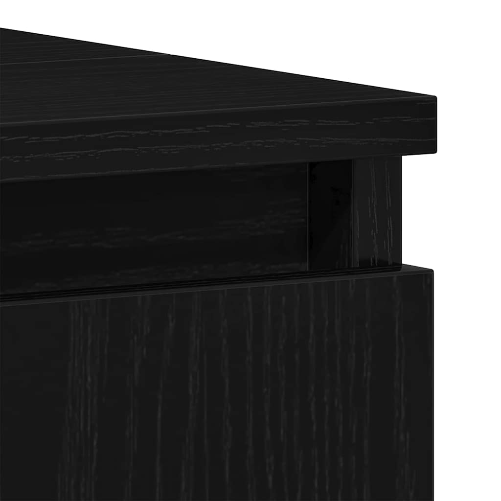 Baderomsvaskeskap Svart Eik 58 x 33 x 60 cm Konstruert tre