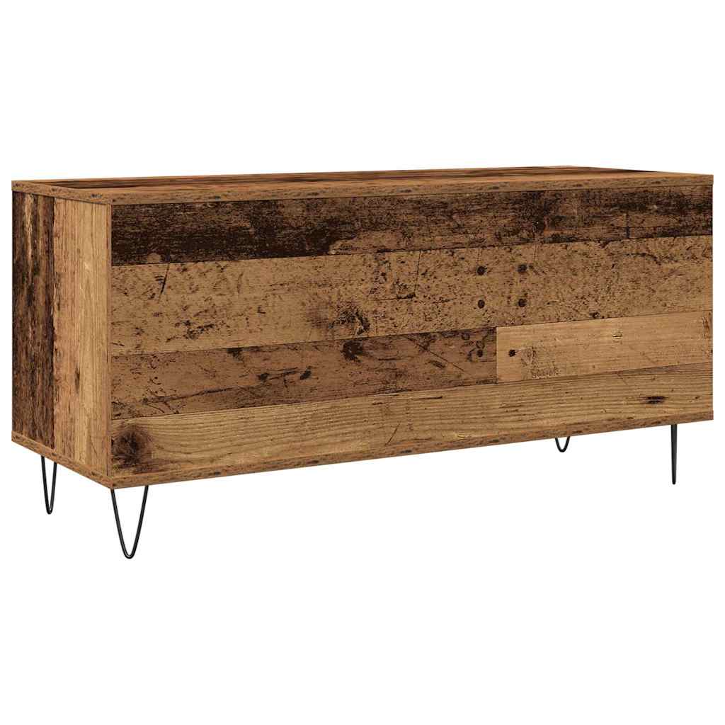 Plateskap med hylle Gammelt tre 100 x 38 x 48 cm Konstruert tre