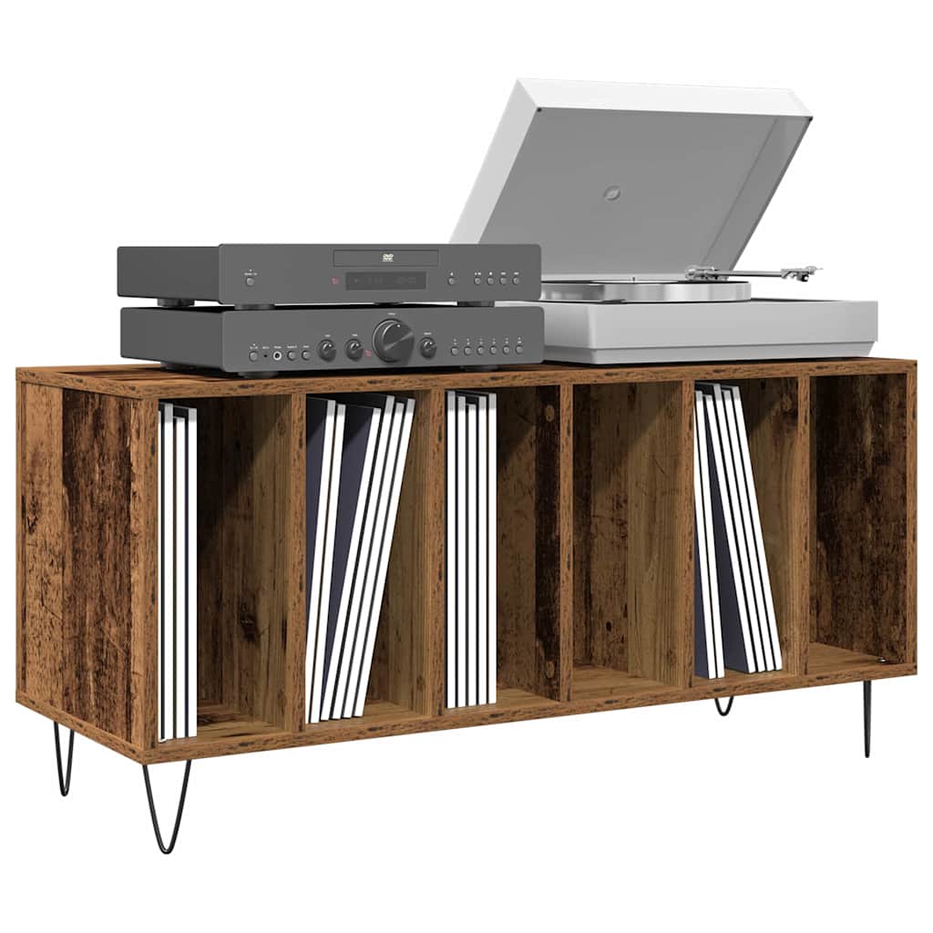 Plateskap med hylle Gammelt tre 100 x 38 x 48 cm Konstruert tre