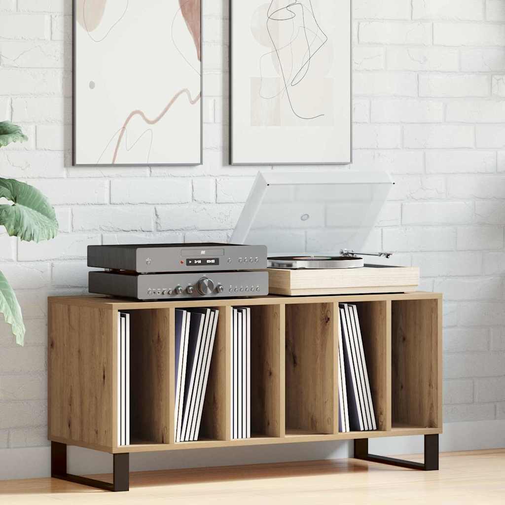 Plateskap med hylle artisan eik 100 x 38 x 48 cm Konstruert tre