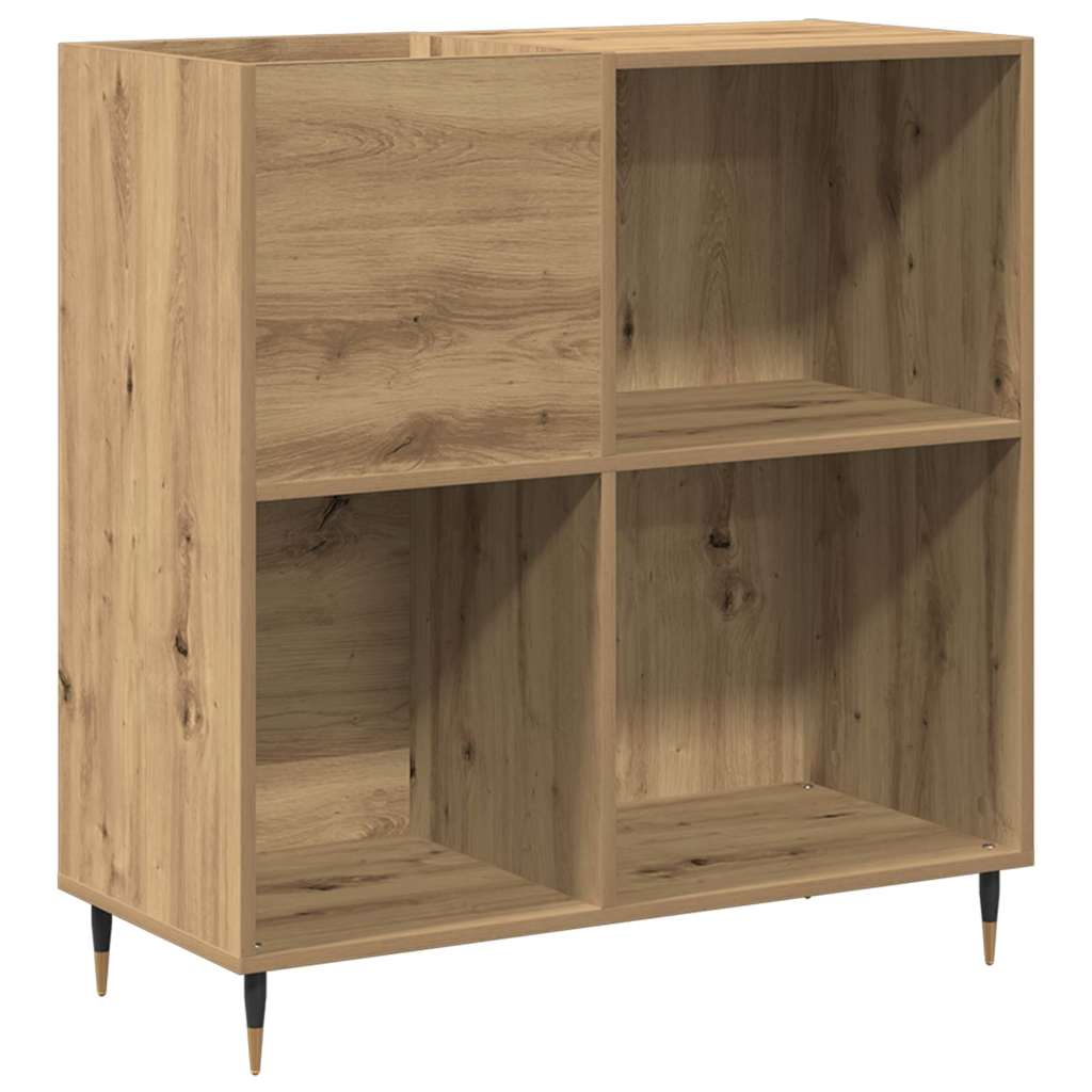 Plateskap med hylle artisan eik 85 x 38 x 89 cm Konstruert tre