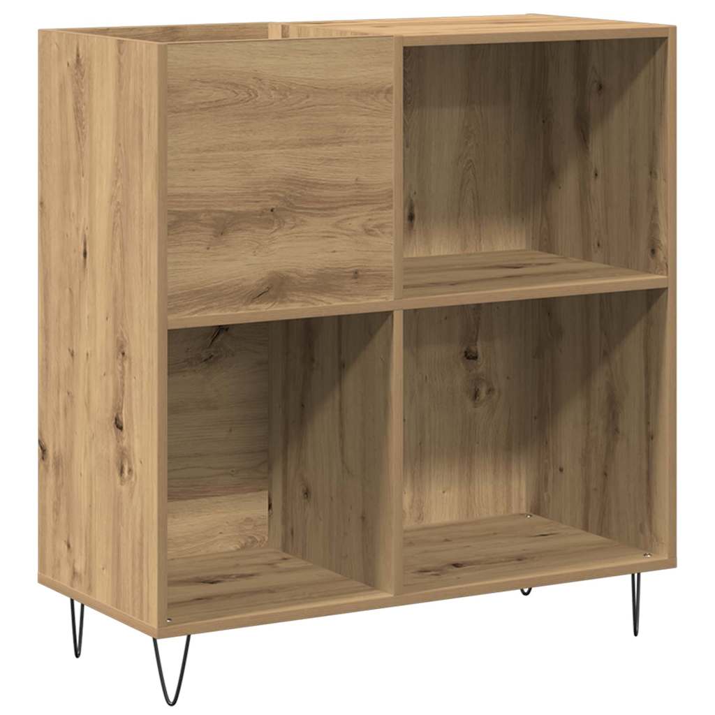 Plateskap med hylle artisan eik 85 x 38 x 89 cm Konstruert tre