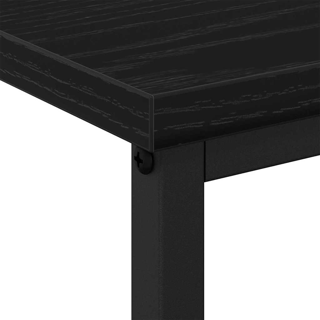 Nattbordskap 2 pcs Svart Eik 41 x 31 x 80 cm Konstruert tre