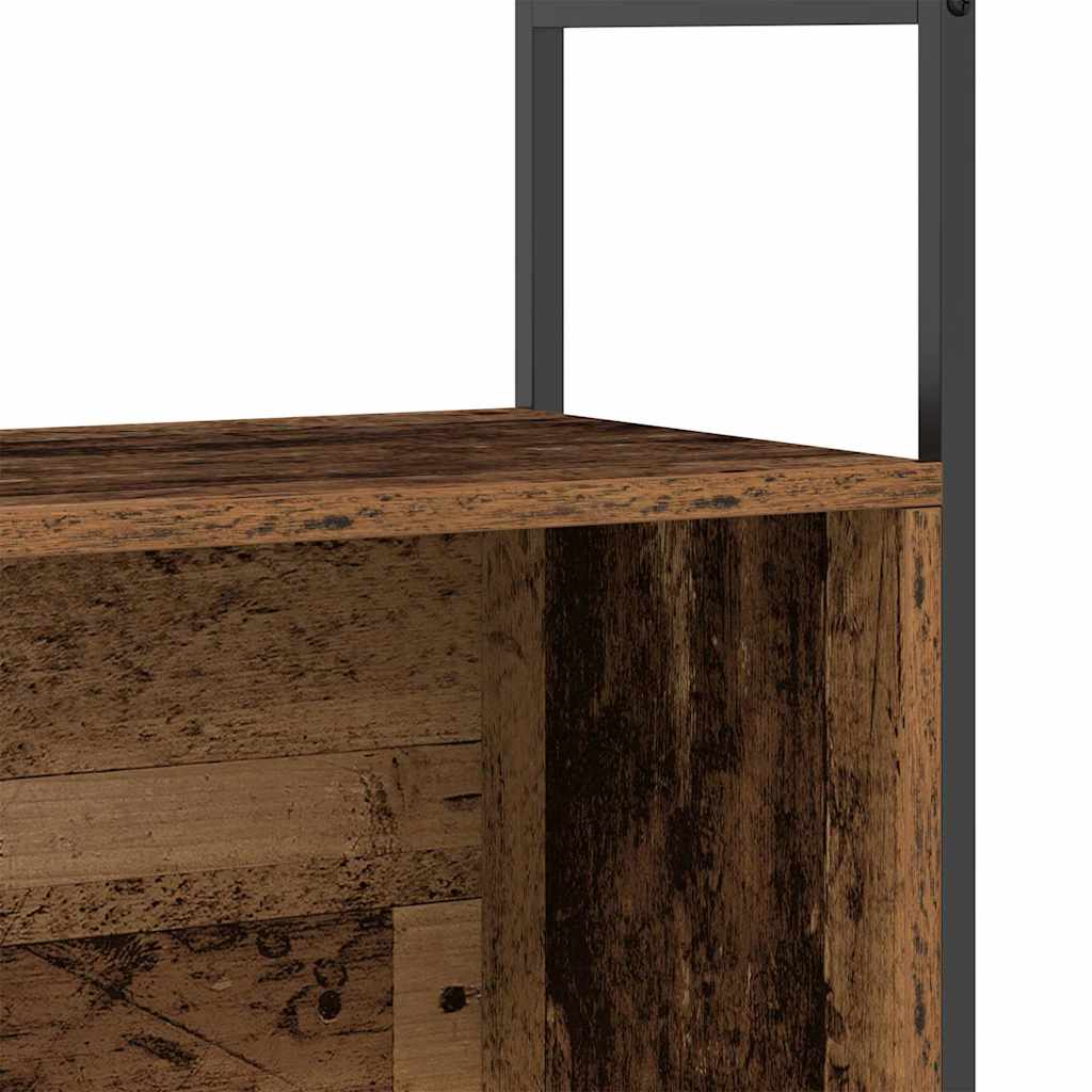 Bokhylle Røkt eik 80 x 30 x 78,5 cm Konstruert tre