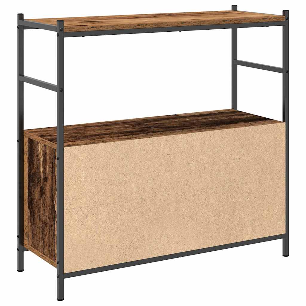 Bokhylle Røkt eik 80 x 30 x 78,5 cm Konstruert tre