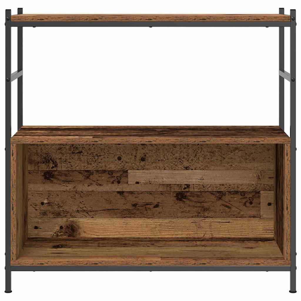 Bokhylle Røkt eik 80 x 30 x 78,5 cm Konstruert tre