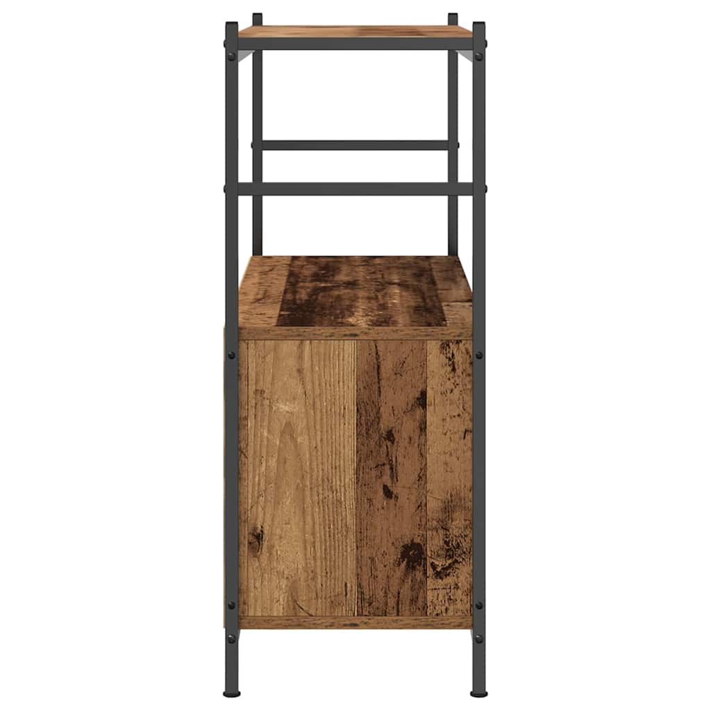 Bokhylle Røkt eik 80 x 30 x 78,5 cm Konstruert tre