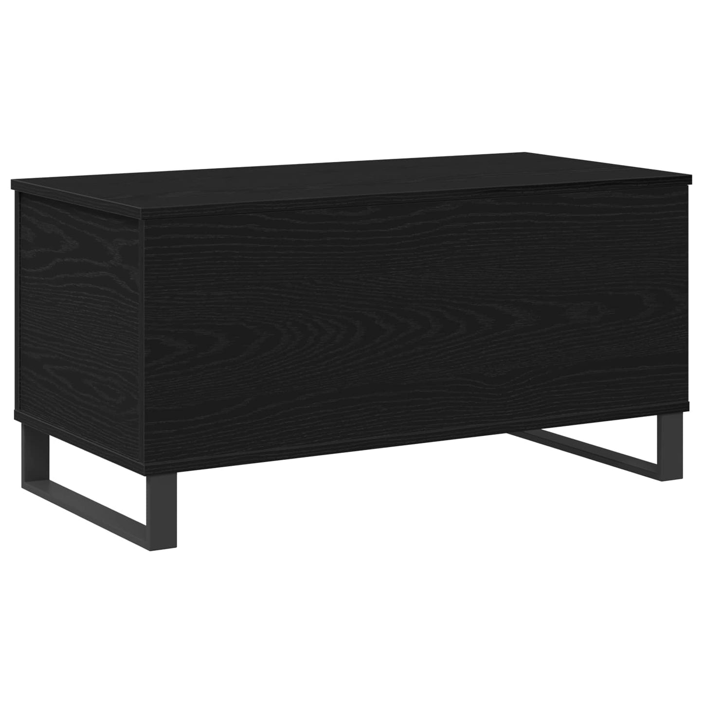 Kaffebord Svart Eik 90 x 44,5 x 45 cm Konstruert tre