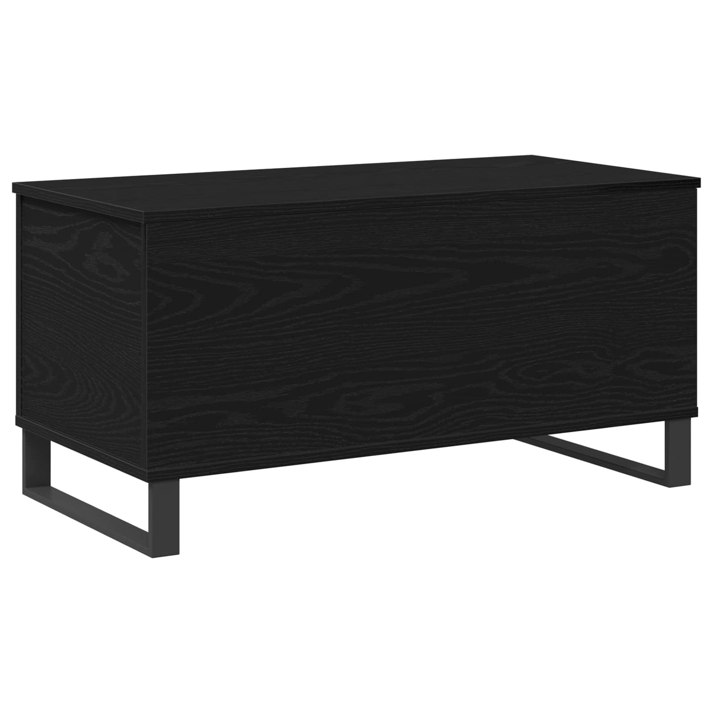 Kaffebord Svart Eik 90 x 44,5 x 45 cm Konstruert tre