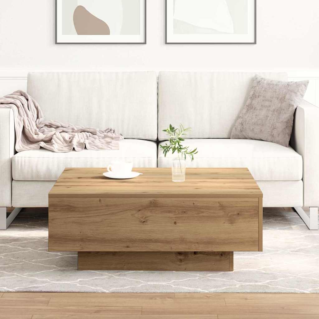 Kaffebord Artisan Eik 80 x 80 x 31 cm
