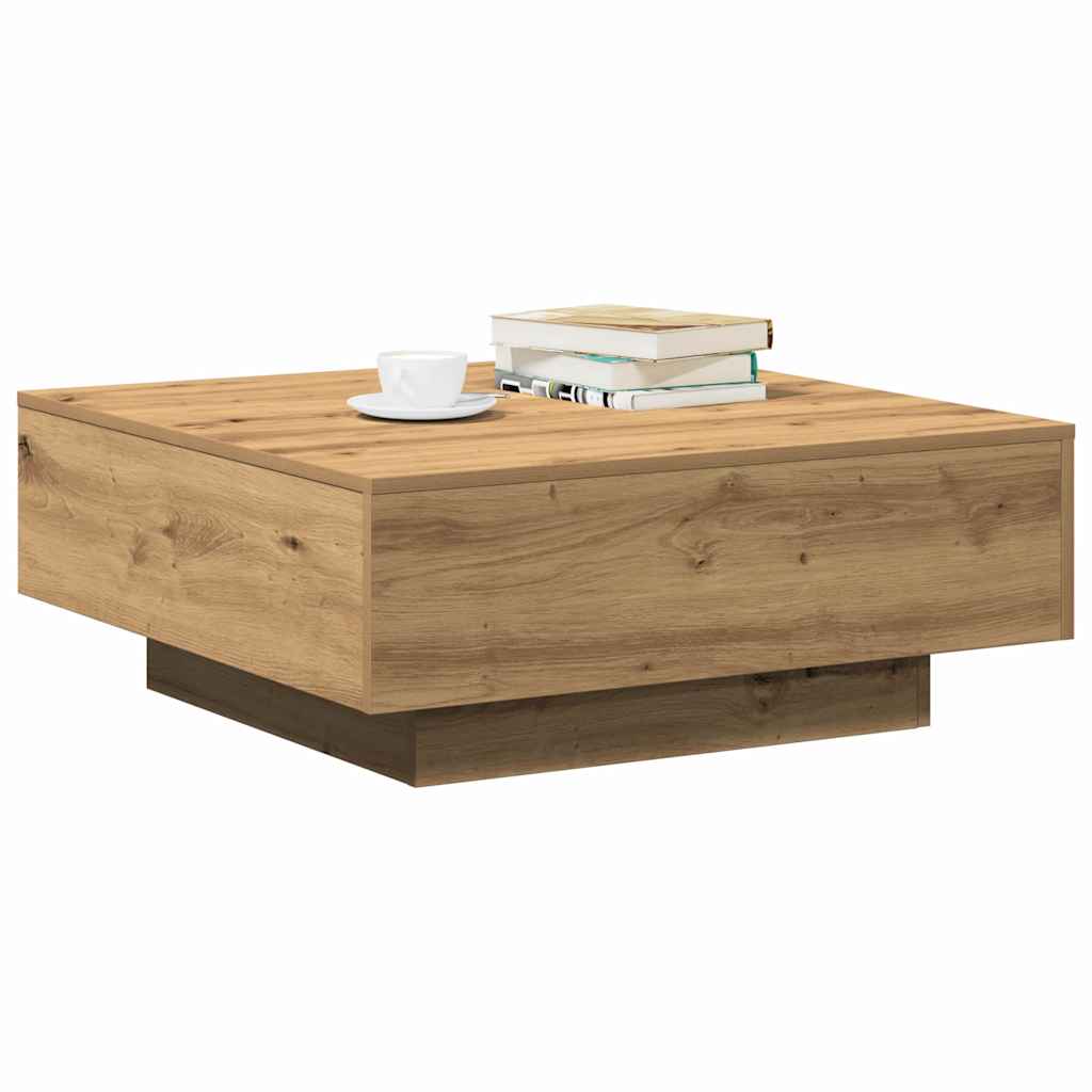 Kaffebord Artisan Eik 80 x 80 x 31 cm
