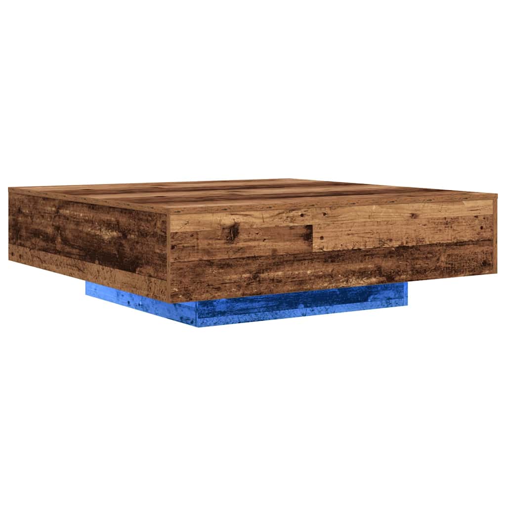 Kaffebord Gammelt tre 100 x 100 x 31 cm Konstruert tre