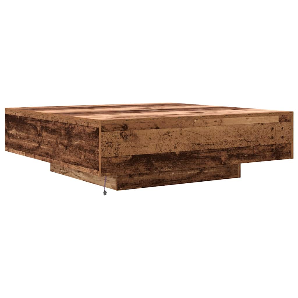 Kaffebord Gammelt tre 100 x 100 x 31 cm Konstruert tre