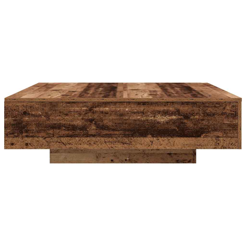 Kaffebord Gammelt tre 100 x 100 x 31 cm Konstruert tre