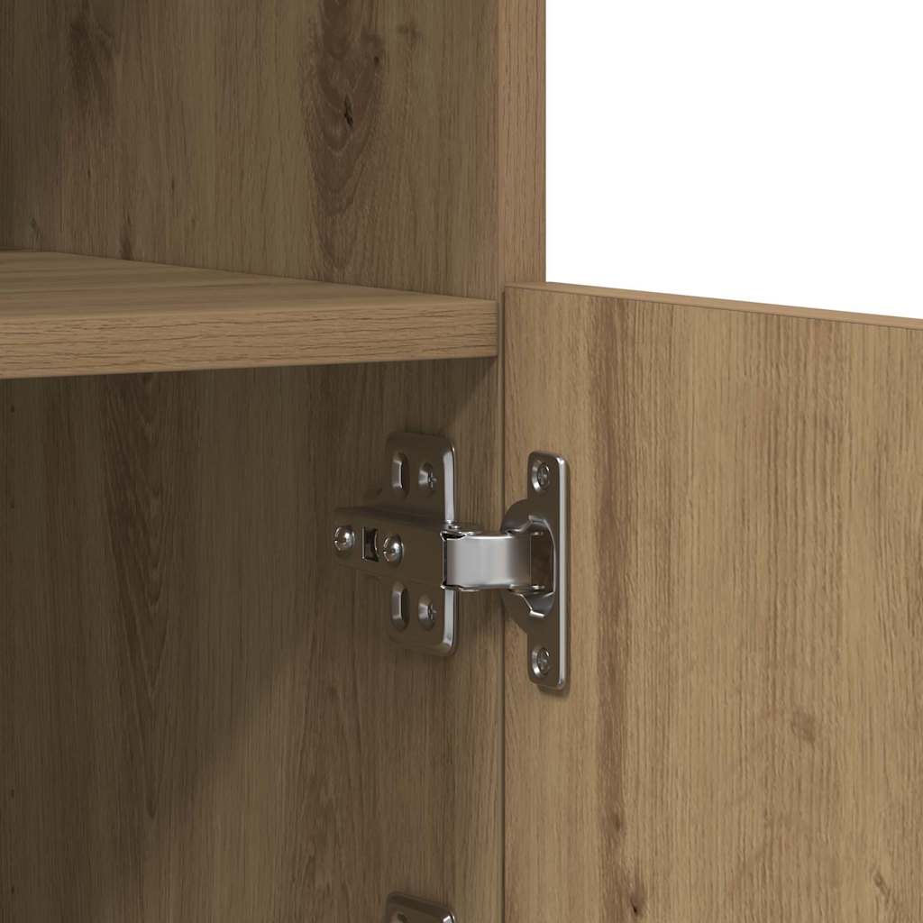 LED sideboard Artisan Eik 41 x 37 x 100 cm Konstruert tre
