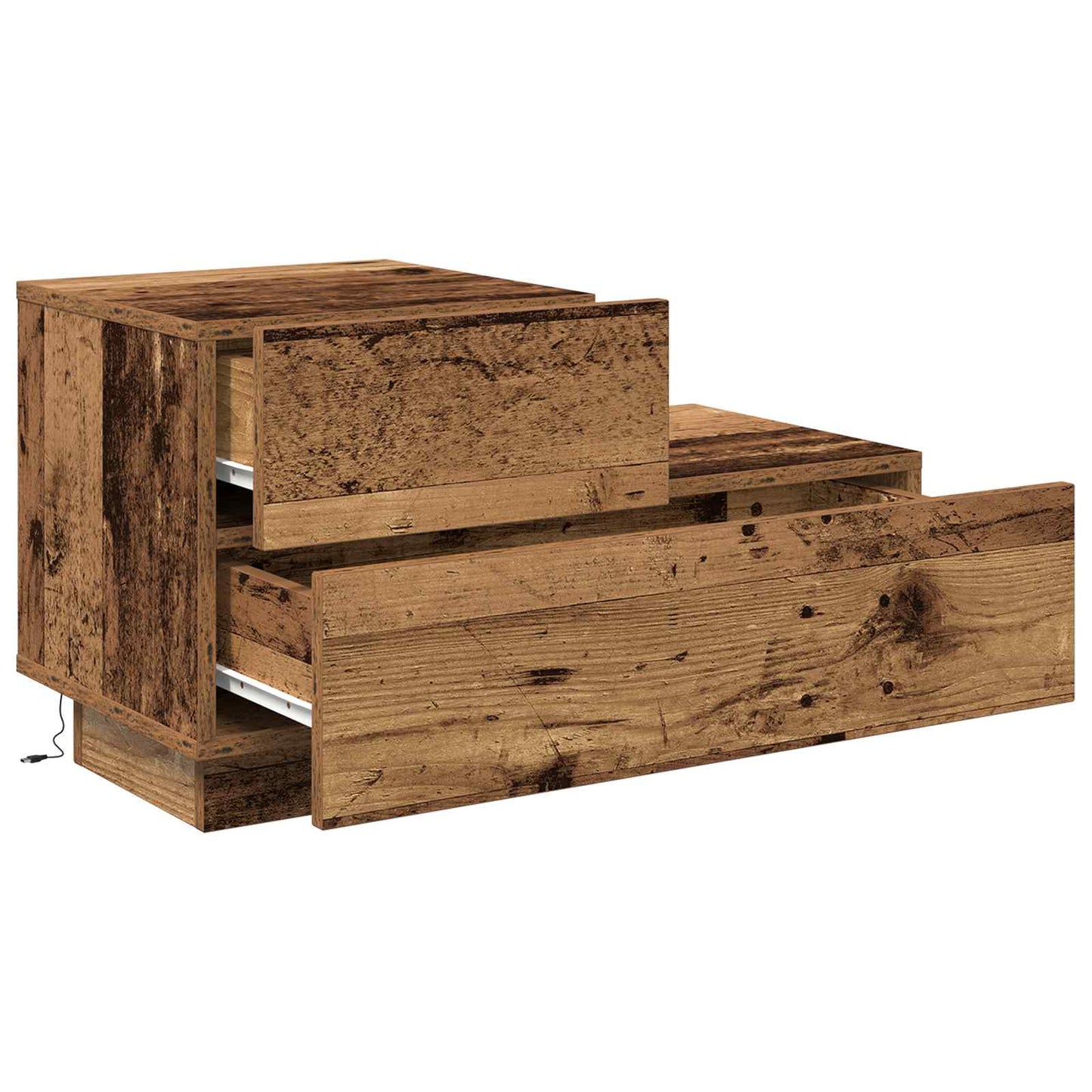Nattbordskap Gammelt tre 70 x 36 x 40,5 cm Konstruert tre