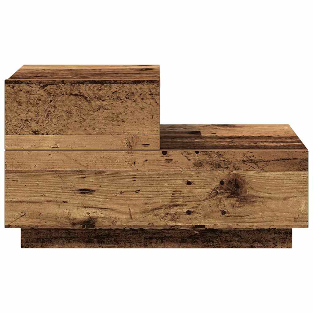 Nattbordskap Gammelt tre 70 x 36 x 40,5 cm Konstruert tre