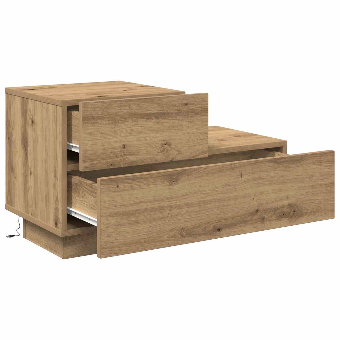 Nattbordskap Artisan Eik 70 x 36 x 40,5 cm Konstruert tre