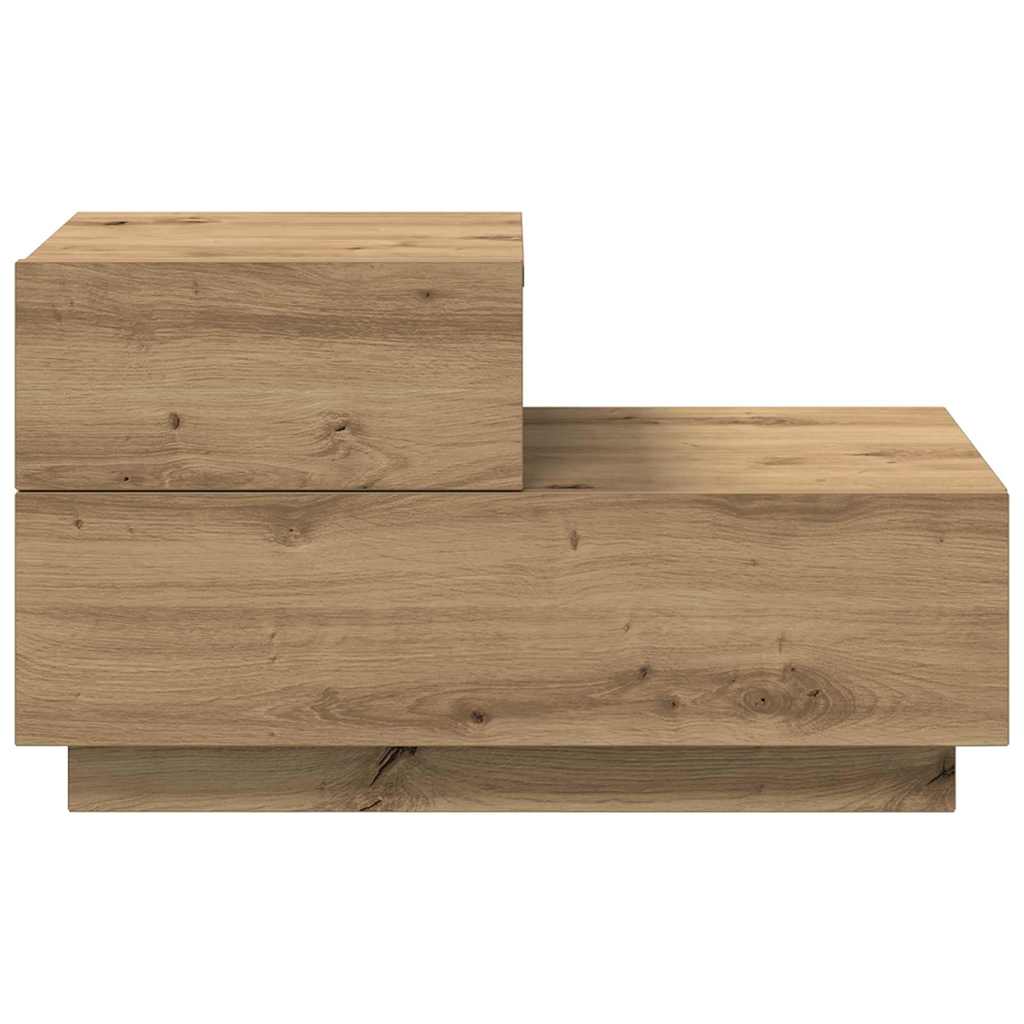 Nattbordskap Artisan Eik 70 x 36 x 40,5 cm Konstruert tre