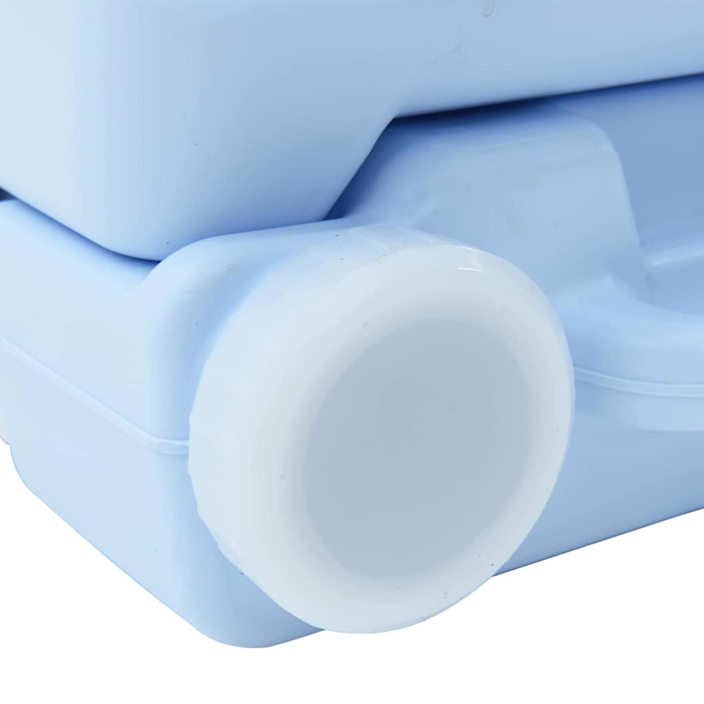 Camping toalett Lys blå og hvit 41,5 x 36,5 x 30 cm Polyethylen