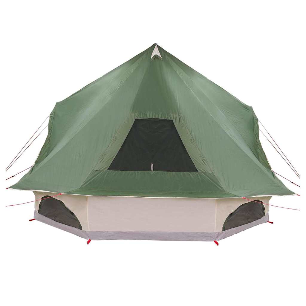 Tipi telt med tak med lagring grønn 680 x 430 x 270 cm taft