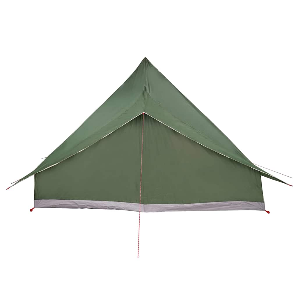 Tipi telt med tak med lagring grønn 364 x 281 x 257 cm taft
