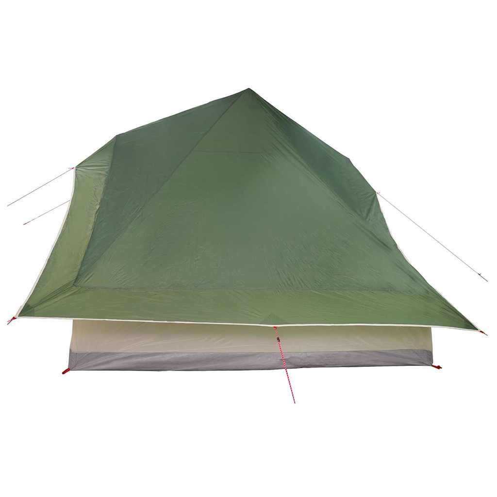 Tipi telt med tak med lagring grønn 364 x 281 x 257 cm taft