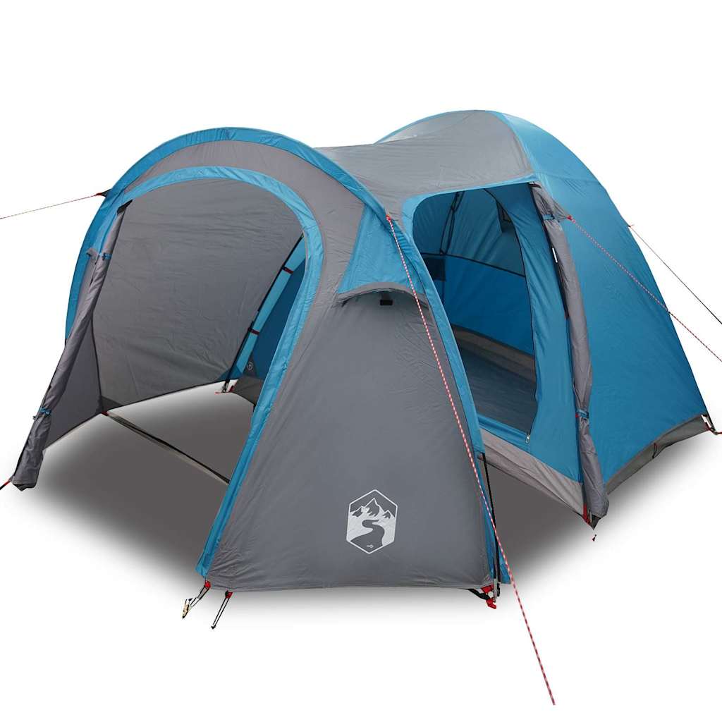 Dometelt Kuppel med tak med lagring Blå 384 x 254 x 170 cm