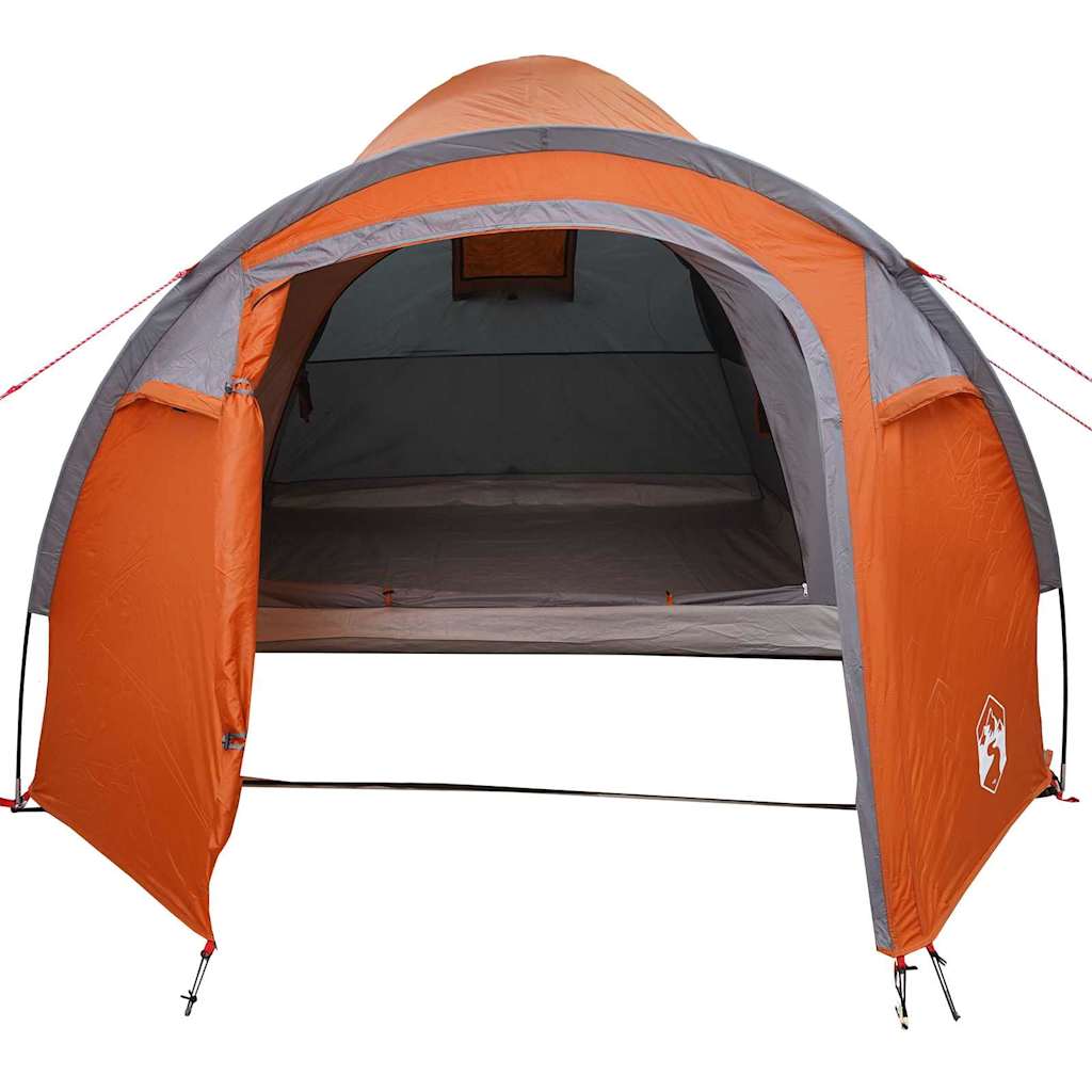 Dometelt Kuppel med tak Grå og Oransje 384 x 254 x 170 cm