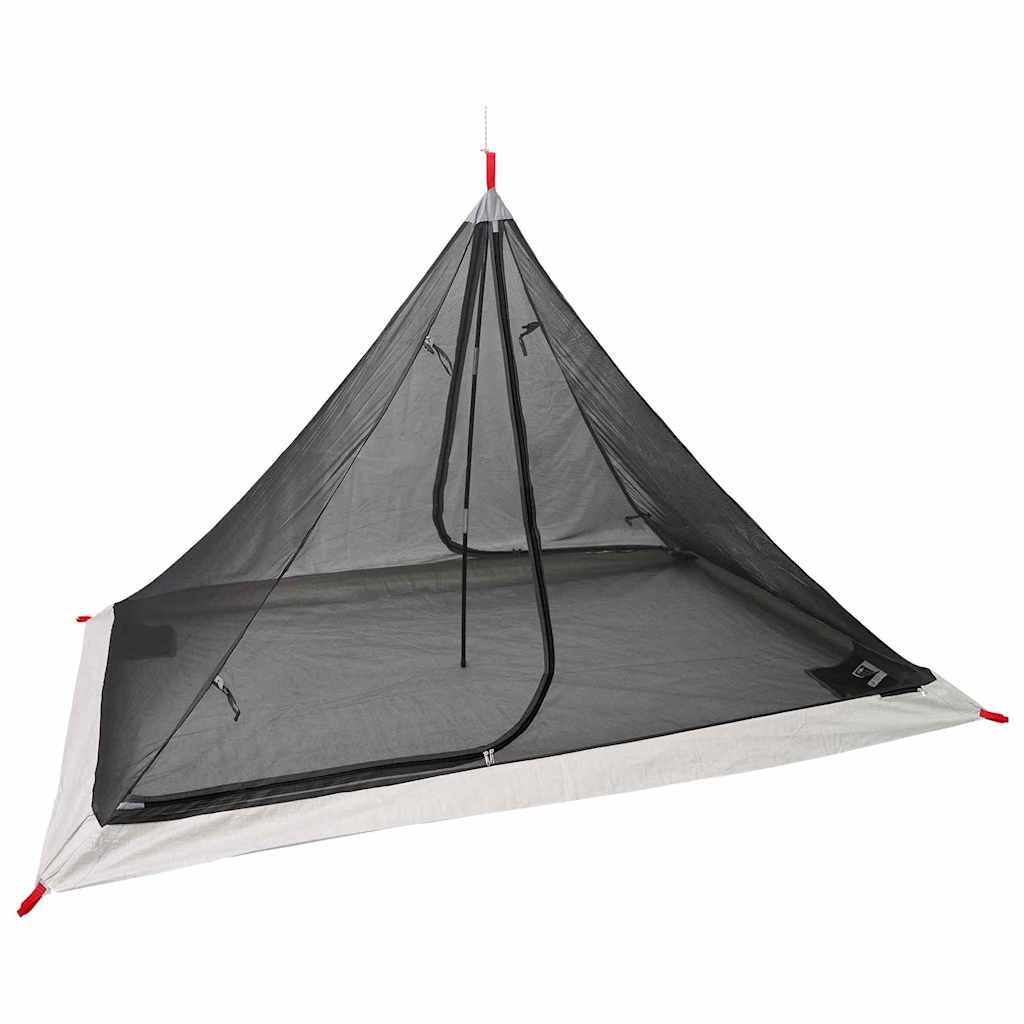 Innertelt med tak med lagring Svart 240 x 160 x 133 cm Med nett