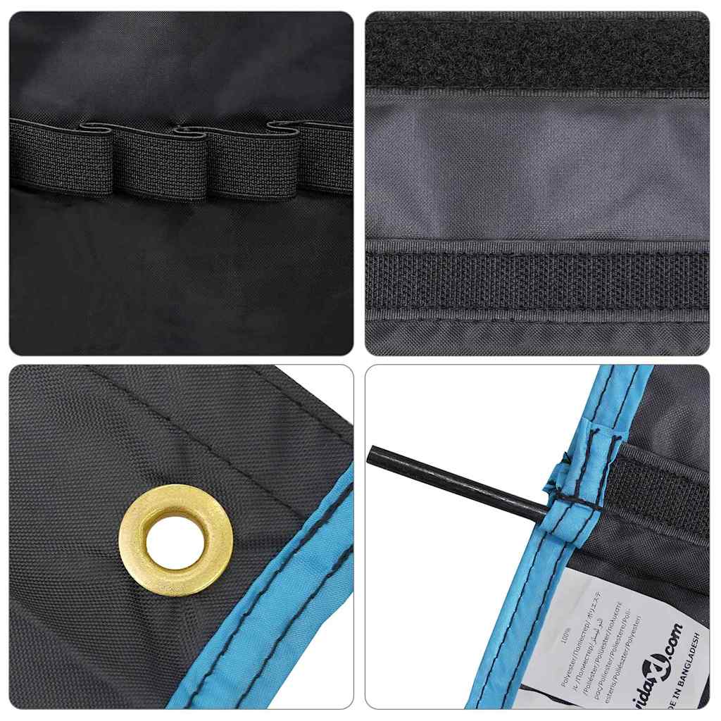 Oppbevaringspose med lagring Svart og Blå 161 x 58,5 cm oxford