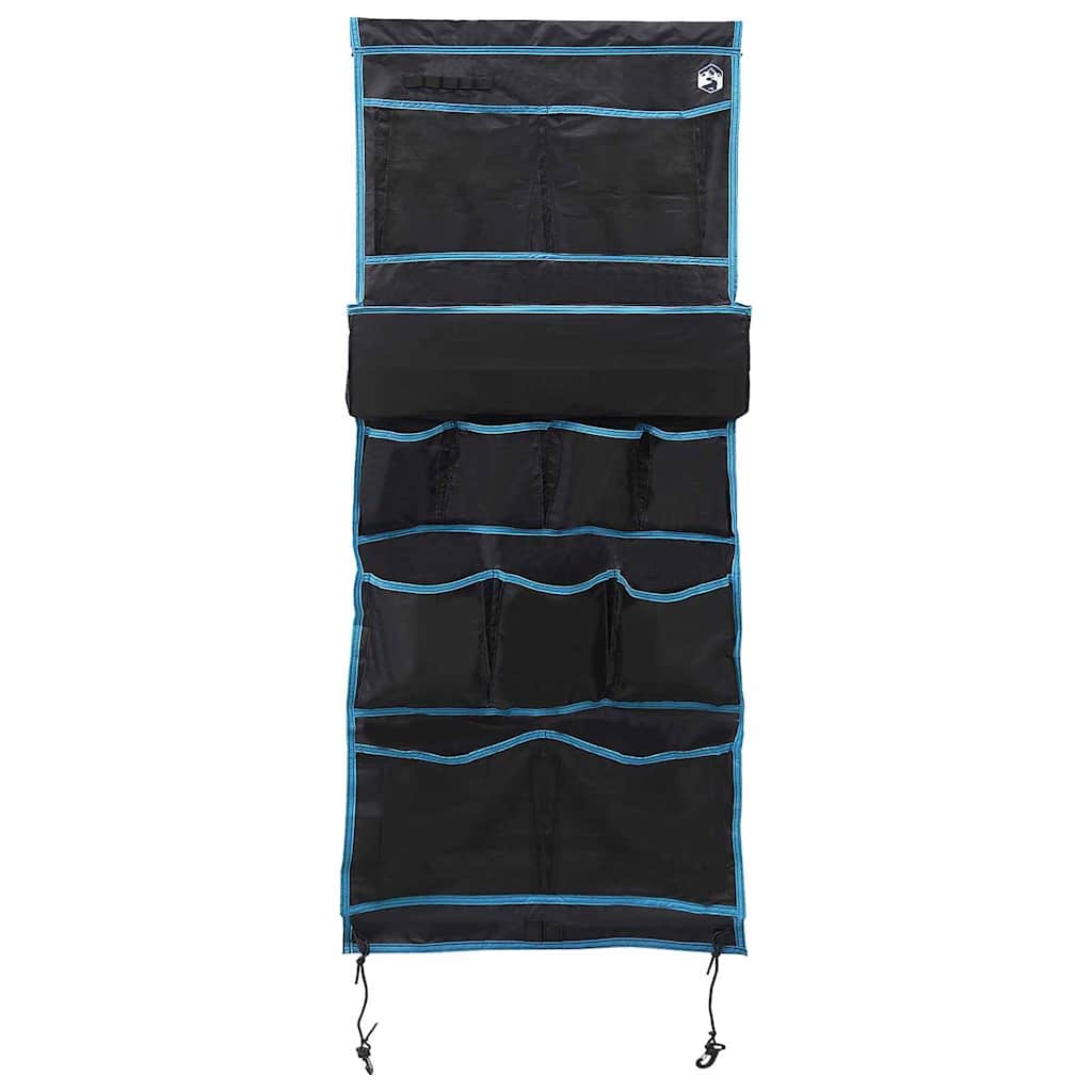 Oppbevaringspose med lagring Svart og Blå 161 x 58,5 cm oxford