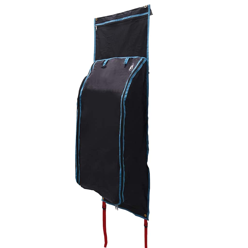 Oppbevaringspose med lagring Svart og Blå 140 x 43 cm oxford