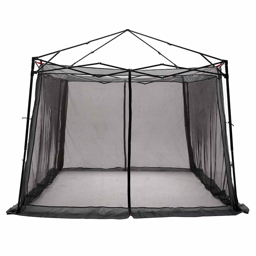 Innertelt med tak Grå og Oransje 303 x 303 x 196 cm taft